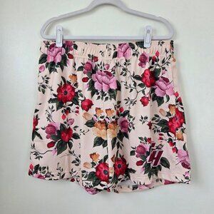 Common Hype Premium Cream Floral Mesh Shorts Size XXL